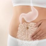 salud intestinal transparente mujer delgada